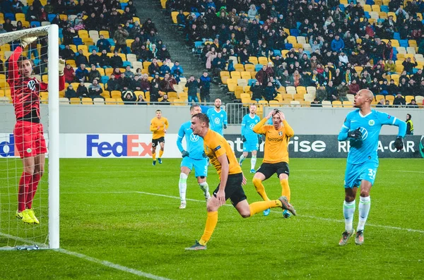 Lviv Ukraine Novembro 2019 Jogador Marcel Tisserand Durante Jogo Liga — Fotografia de Stock