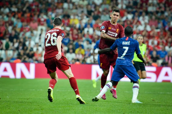 Istanbul Turquie Août 2019 Andrew Robertson Finale Super Coupe Uefa — Photo