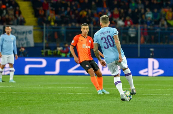 Kharkiv Ukraine September 2019 Nicolas Otamendi Player Uefa Champions League — стокове фото