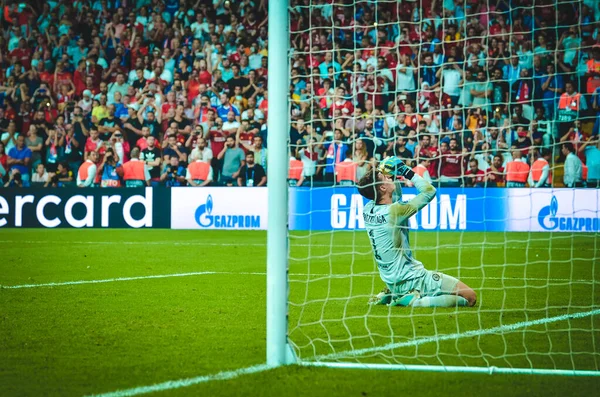 Istambul Turquia Agosto 2019 Kepa Arrizabalaga Durante Partida Das Finais — Fotografia de Stock