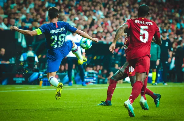 Istanbul Turkey August 2019 Cesar Azpilicueta Player Uefa Super Cup — Stock Fotó