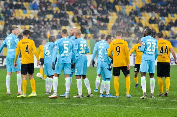 Lviv Ukraine Novembre 2019 Joueur Wolfsburg Lors Match Ligue Europa — Photo