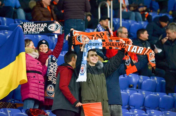 Kharkiv Ukraine December 2019 Football Support Team Uefa Champions League — Stock Fotó