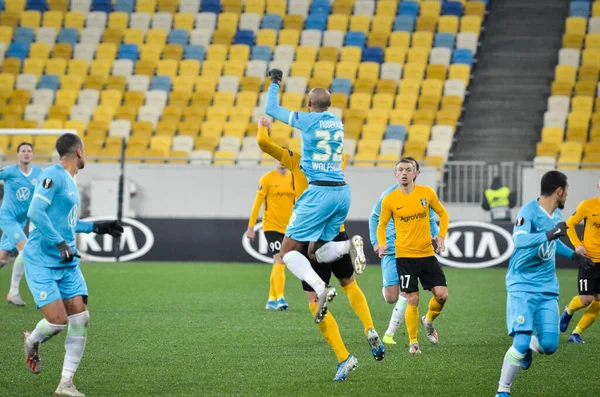 Lvov Ukrajina Listopadu 2019 Marcel Tisserand Během Utkání Uefa Europa — Stock fotografie