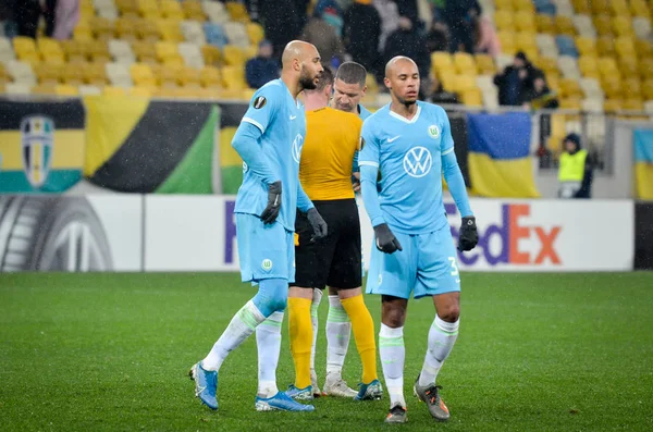 Lviv Ukraina November 2019 Marcel Tisserand Spelare Uefa Europa League — Stockfoto