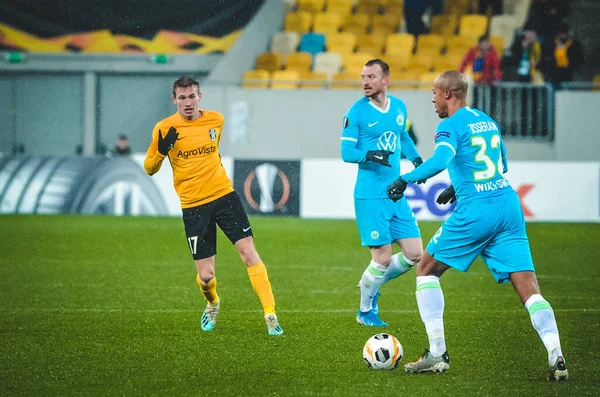 Lviv Ukraine Novembre 2019 Marcel Tisserand Lors Match Ligue Europa — Photo