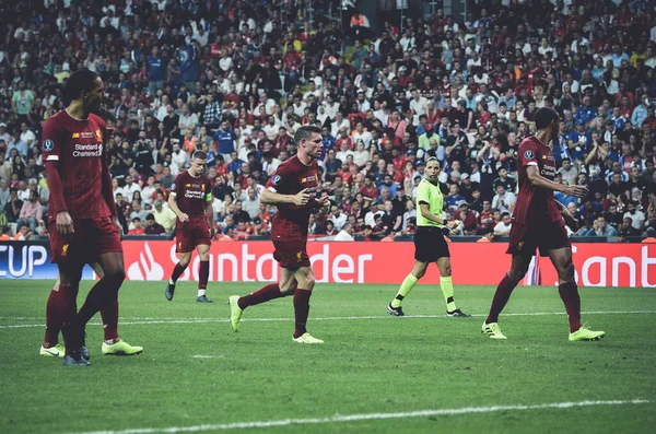 Istanbul Turquie Août 2019 Joueur Football Liverpool Lors Match Final — Photo