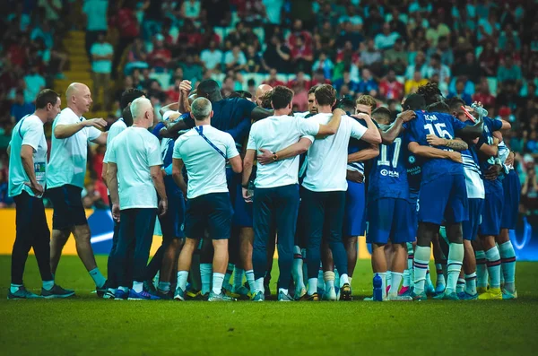 Istanbul Turkey August 2019 Chelsea Football Player Relax Uefa Super — стокове фото