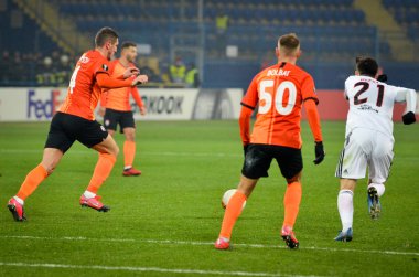 Kharkiv, Ukrayna - 20 Şubat 2020: Uefa Avrupa Ligi maçında Shakhtar Donetsk - Sl Benfica (Portekiz), Ukrayna