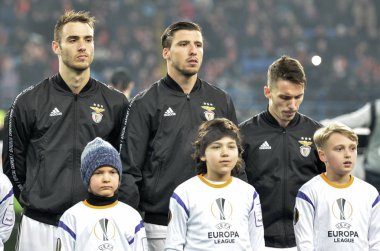 Kharkiv, Ukrayna - 20 Şubat 2020: Shakhtar Donetsk - Sl Benfica (Portekiz), Ukrayna