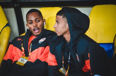 Kharkiv, Ukrayna - 20 Şubat 2020: Shakhtar Avrupa Ligi maçında Shakhtar Donetsk - Sl Benfica (Portekiz), Ukrayna