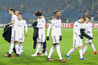 Kharkiv, Ukrayna - 20 Şubat 2020: Shakhtar Donetsk - Sl Benfica (Portekiz), Ukrayna