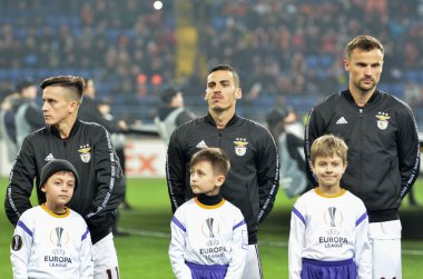 Kharkiv, Ukrayna - 20 Şubat 2020: Shakhtar Donetsk - Sl Benfica (Portekiz), Ukrayna