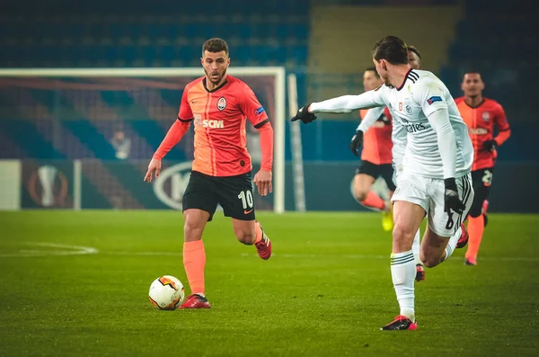 Kharkiv Ukraina Februari 2020 Ruben Dias Spelare Uefa Europe League — Stockfoto