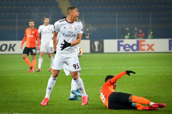 Kharkiv Ucrania Febrero 2020 Carlos Vinicius Durante Partido Uefa Europe — Foto de Stock