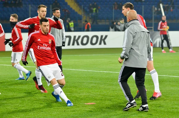 Kharkiv Ukraine Febriary 2020 Pizzi Training Session Benfica Football Players — Stok fotoğraf