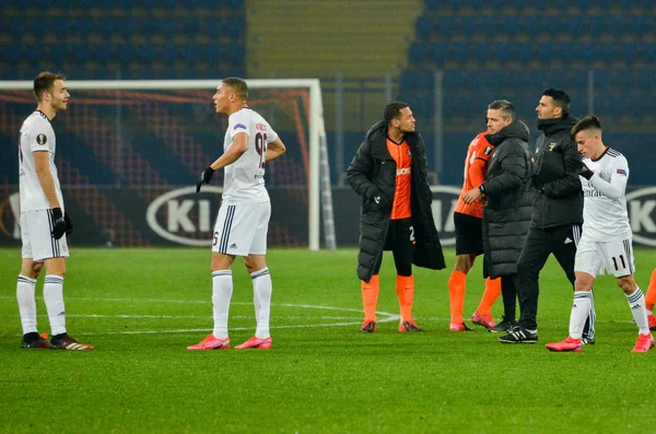 Kharkiv Ucrania Febrero 2020 Benfica Jugador Fútbol Durante Partido Uefa — Foto de Stock