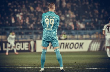Kharkiv, Ukrayna - 20 Şubat 2020: Uefa Avrupa Ligi maçında Shakhtar Donetsk - Sl Benfica (Portekiz), Ukrayna