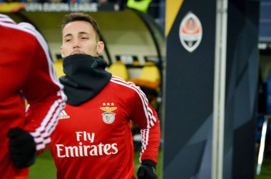 Kharkiv, Ukrayna - 20 Şubat 2020: Uefa Avrupa Ligi maçında Shakhtar Donetsk - Sl Benfica (Portekiz), Ukrayna