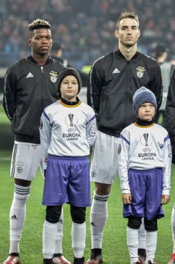 Kharkiv, Ukrayna - 20 Şubat 2020: Shakhtar Donetsk - Sl Benfica (Portekiz), Ukrayna