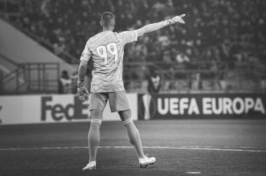 Kharkiv, Ukrayna - 20 Şubat 2020: Uefa Avrupa Ligi maçında Shakhtar Donetsk - Sl Benfica (Portekiz), Ukrayna