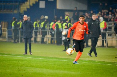 Kharkiv, Ukrayna - 20 Şubat 2020: Shakhtar Donetsk - Sl Benfica (Portekiz), Ukrayna