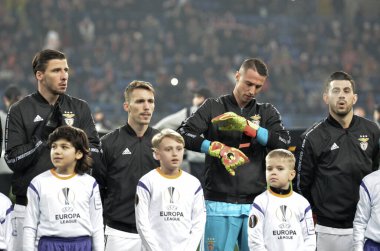 Kharkiv, Ukrayna - 20 Şubat 2020: Shakhtar Donetsk - Sl Benfica (Portekiz), Ukrayna