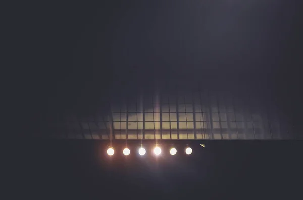 Харьков Украина Февраля 2020 Года Ночное Освещение Стадиона Время Матча — стоковое фото