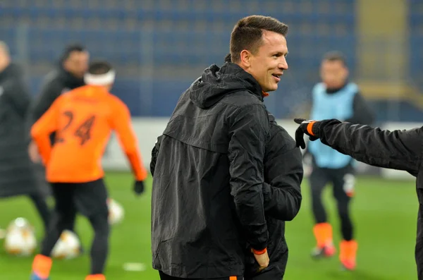 Kharkiv Ukraine Febriary 2020 Training Session Shakhtar Football Players Uefa — Φωτογραφία Αρχείου