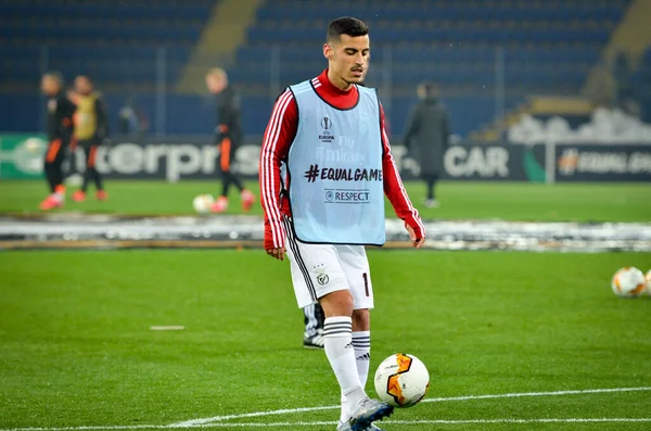 KHARKIV, UKRAINE - Febriary 20, 2020: Chiquinho  during the UEFA Europe League match between Shakhtar Donetsk vs SL Benfica (Portugal), Ukraine