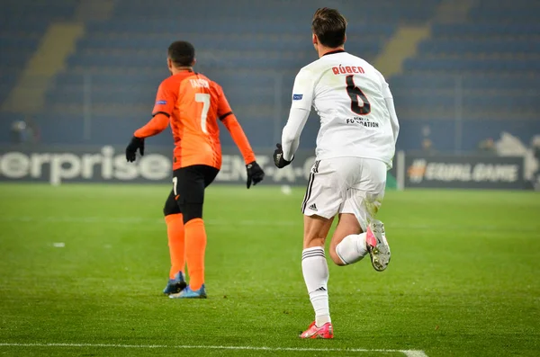 Kharkiv Ukraine Fevereiro 2020 Jogador Ruben Dias Durante Jogo Liga — Fotografia de Stock