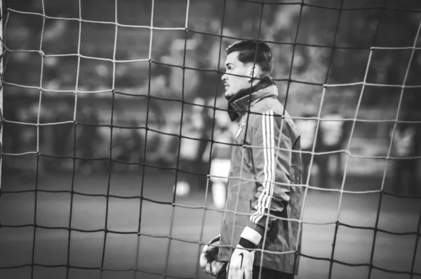 Kharkiv Ucrania Febrero 2020 Sesión Entrenamiento Jugadores Fútbol Del Benfica — Foto de Stock