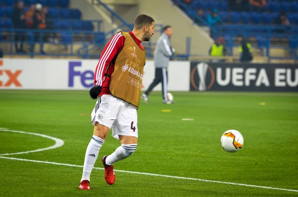 Kharkiv Ucrania Febrero 2020 Adel Taarabt Sesión Trenes Jugadores Fútbol —  Fotos de Stock