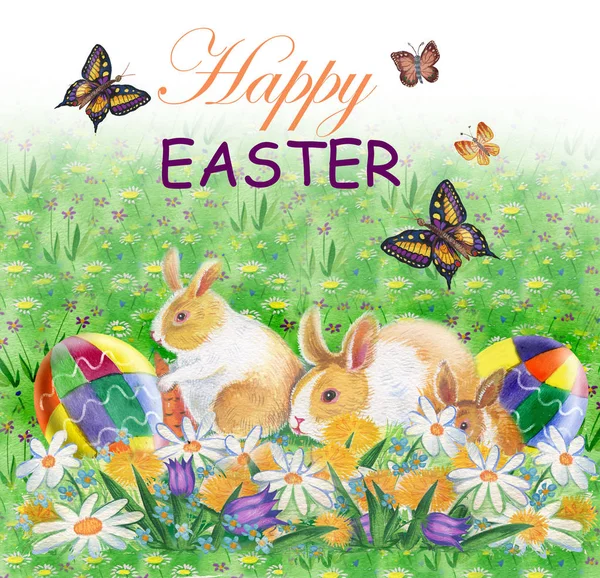 Happy easter day — Stock Photo, Image