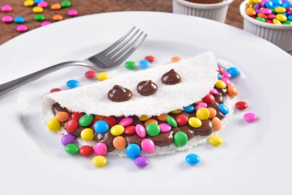 Doce Brigadeiro Tapioca — Fotografia de Stock