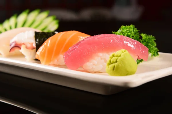 Lax nigiri sushi — Stockfoto