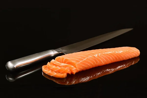 Zalm vers gehakte — Stockfoto