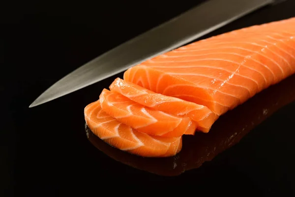 Zalm vers gehakte — Stockfoto