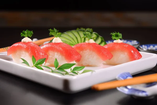 Salmón nigiri sushi — Foto de Stock