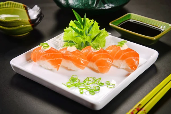 Salmon Nigiri sushi — Stock Photo, Image
