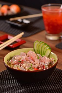 Beyaz balık Ceviche