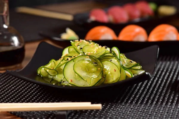 Komkommer Salade Oosterse Stijl — Stockfoto