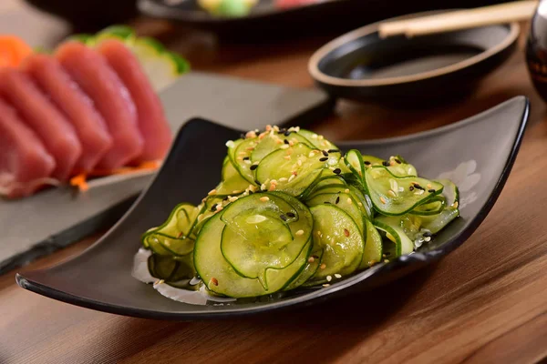 Komkommer Salade Oosterse Stijl — Stockfoto