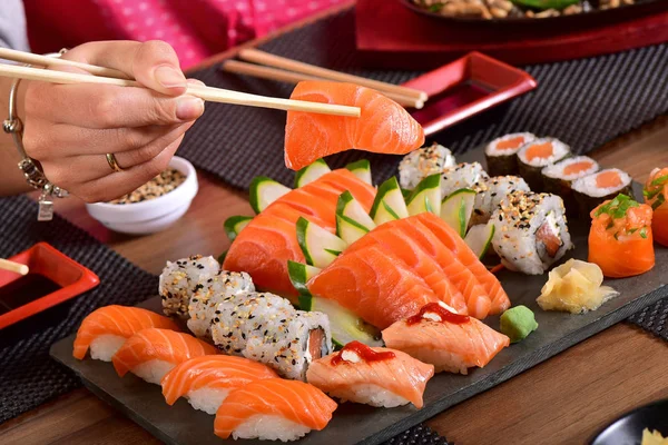 Kani Kani Temaki Sushi — Stockfoto