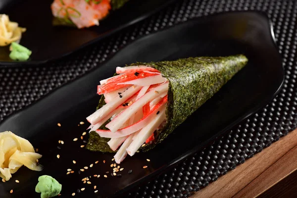 Kani Kani Temaki Sushi — Fotografie, imagine de stoc