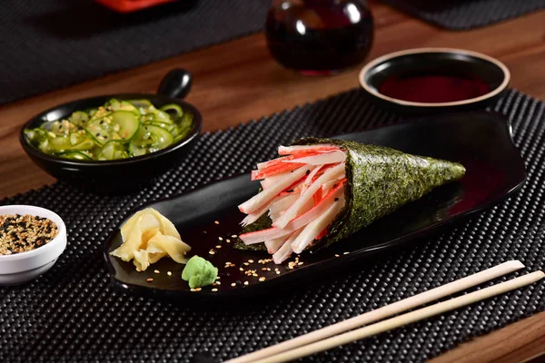 Kani Kani Temaki Sushi — Stock Photo, Image