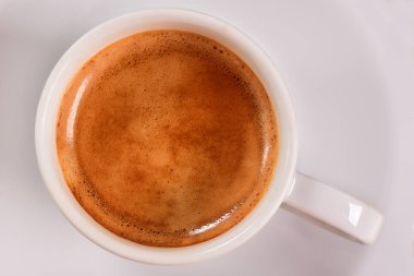 Espresso siyah kahve fincanı
