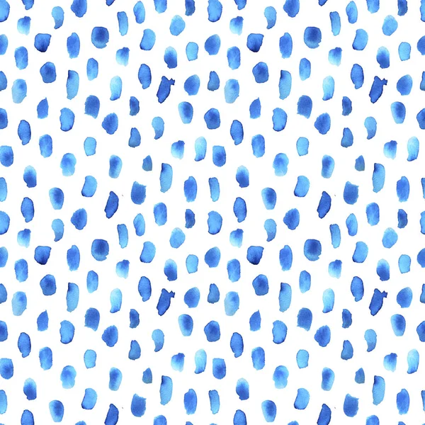 Синій аквареллю ляпками — стокове фото