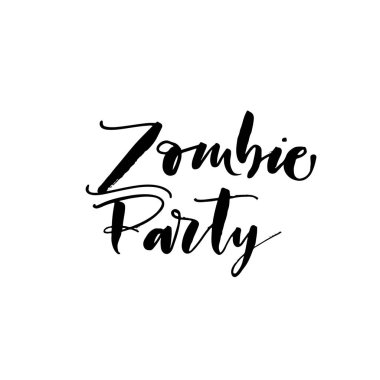 Zombi parti kartpostal