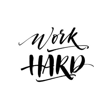 İş zor kartpostal. 